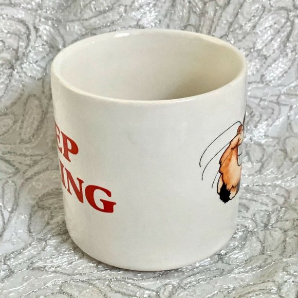 Vintage Coffee Mug Cheshire Cat Keep Smiling - Picture 4 of 10